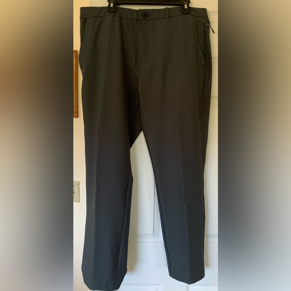 FLX Men's Urban Commuter Dynamic Stretch Chino Golf Pant 38X32 Silent Navy